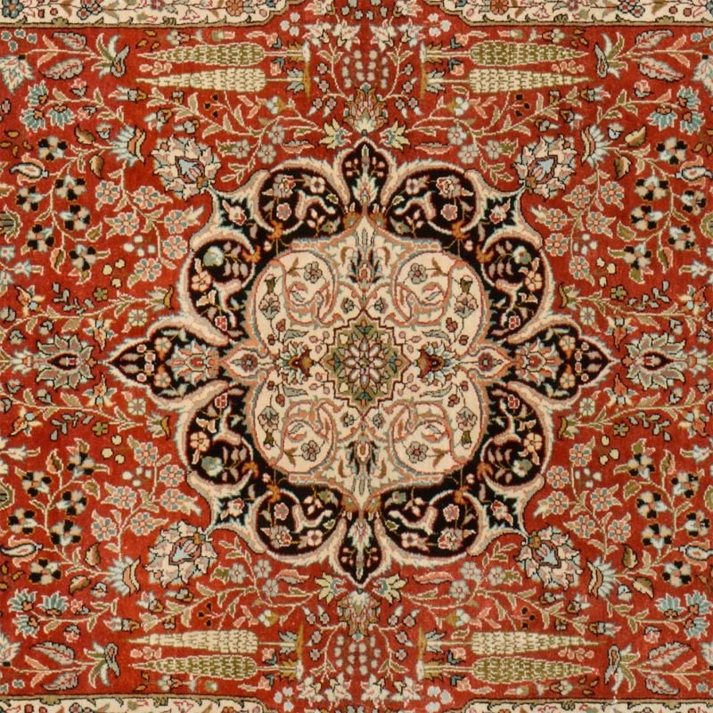 Hereke Orientteppich 91 × 152 cm, Seide, handgeknüpft