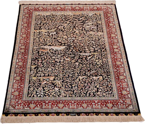 Hereke Orientteppich 91 × 152 cm, Seide, handgeknüpft