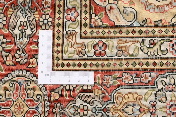 Hereke Orientteppich 91 × 152 cm, Seide, handgeknüpft exklusiv