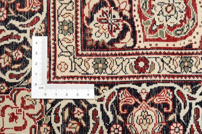 Hereke Orientteppich 91 × 91 cm, Seide, handgeknüpft