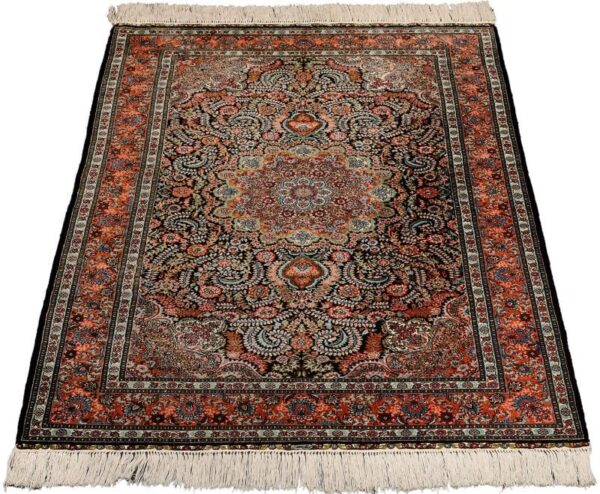 Hereke Orientteppich 92 × 151 cm, Seide, handgeknüpft