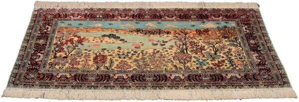 Hereke Orientteppich 92 × 153 cm, Seide, handgeknüpft
