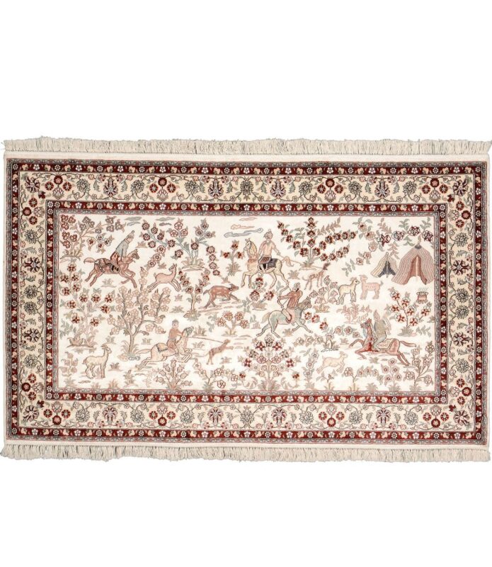 orientteppich-hereke-92-x-156-cm-seide-handgeknupft.jpg Hereke Orientteppich 92 × 156 cm, Seide, handgeknüpft