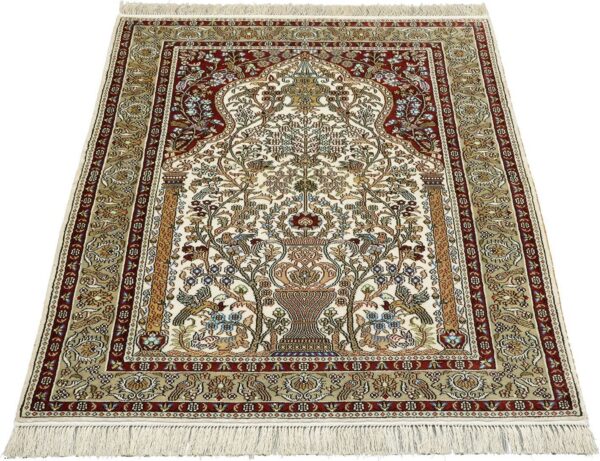 Hereke Orientteppich 94 × 150 cm, Seide, handgeknüpft