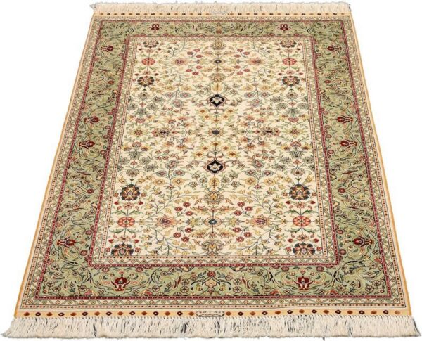Hereke Orientteppich 94 × 155 cm, Seide, handgeknüpft