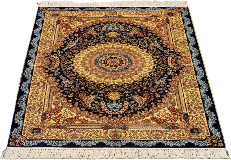 Hereke Orientteppich 95 × 140 cm, Seide, handgeknüpft