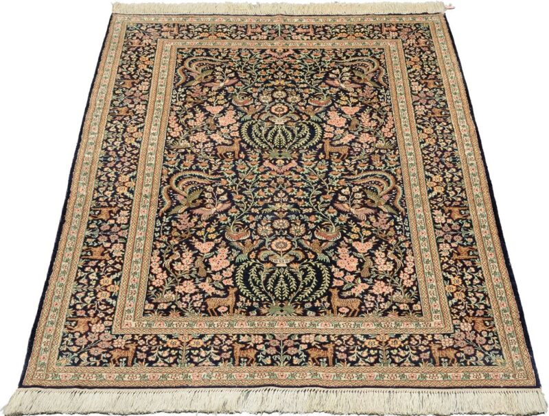 Hereke Orientteppich 95 × 152 cm, Seide, handgeknüpft