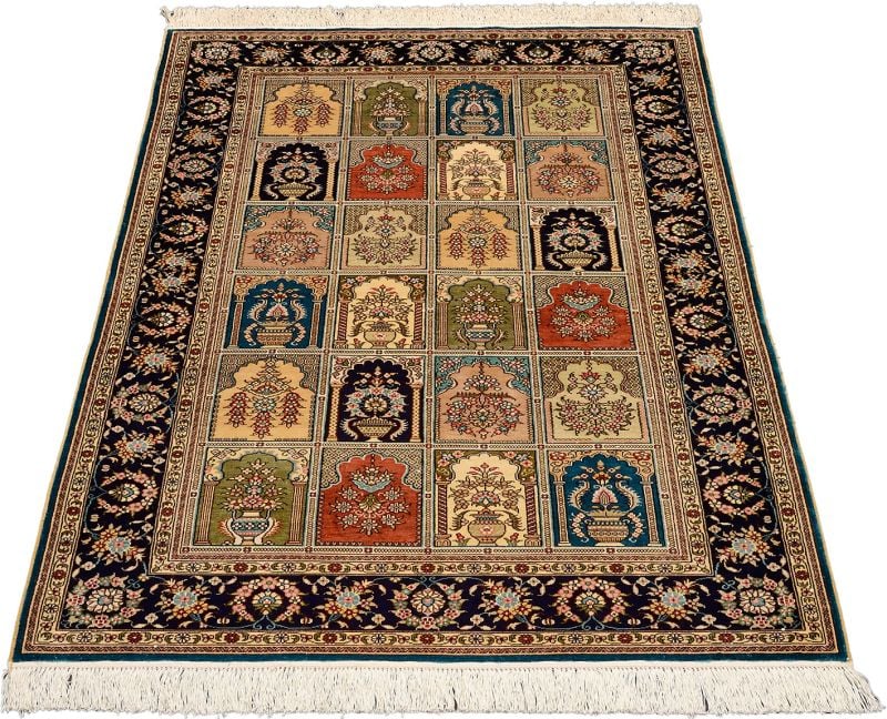 orientteppich-hereke-95-x-154-cm-seide-handgeknupft-1.jpg Hereke Orientteppich 95 × 154 cm, Seide, handgeknüpft