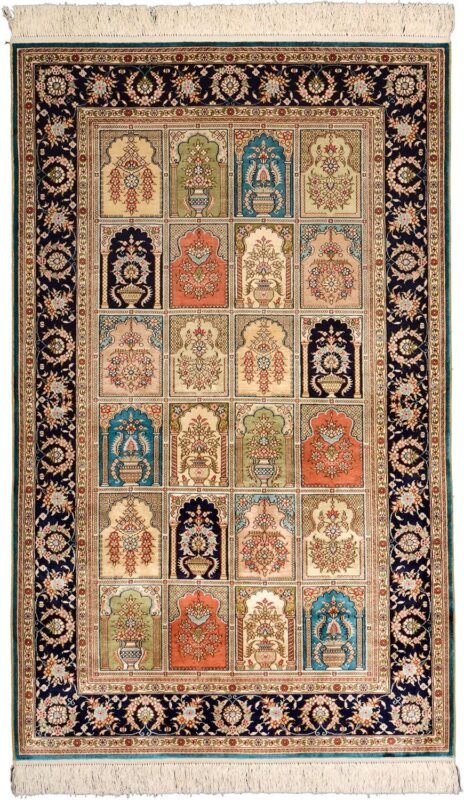 orientteppich-hereke-95-x-154-cm-seide-handgeknupft.jpg Hereke Orientteppich 95 × 154 cm, Seide, handgeknüpft