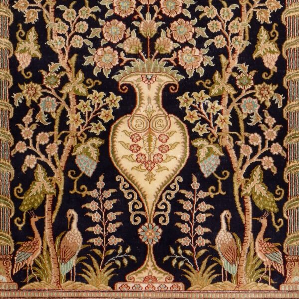 Hereke Orientteppich 95 × 156 cm, Seide, handgeknüpft