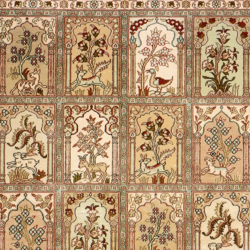 orientteppich-hereke-96-x-152-cm-seide-handgeknupft-3.jpg Hereke Orientteppich 96 × 152 cm, Seide, handgeknüpft