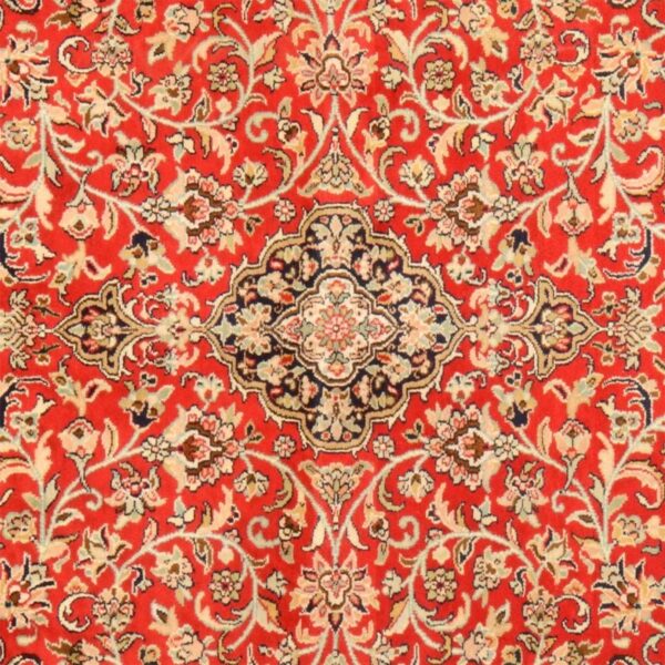 Indien Orientteppich 124 × 183 cm, Seide, handgeknüpft Luxus