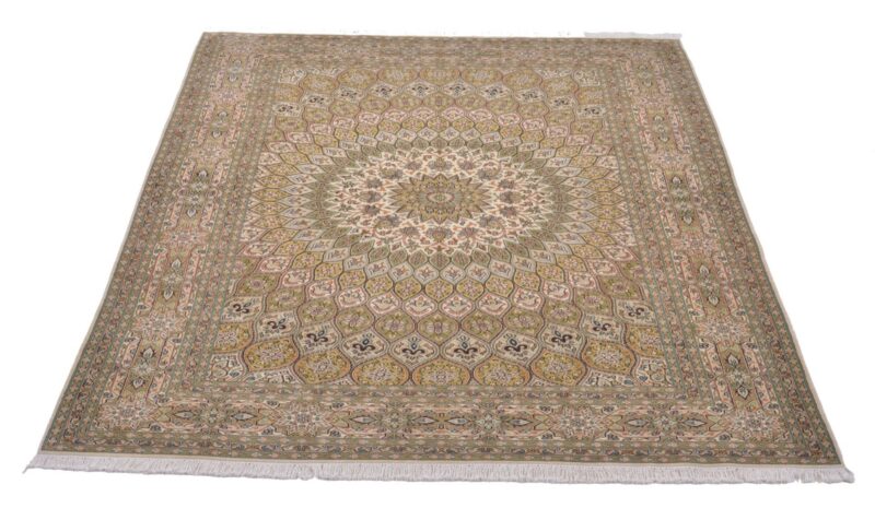 orientteppich-indien-169-x-239-cm-seide-handgeknupft-flor-4.jpg Indien Orientteppich 169 × 239 cm, Seide, handgeknüpft Flor