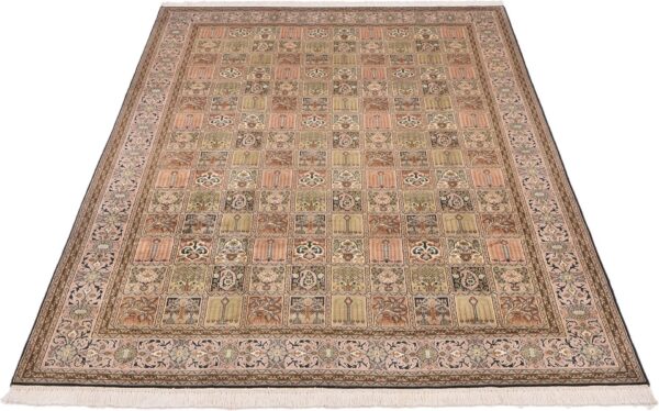 Indien Orientteppich 187 × 280 cm, Seide, handgeknüpft