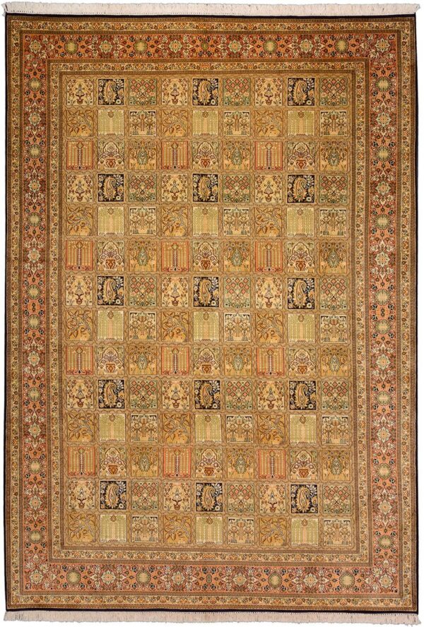 orientteppich-indien-192-x-276-cm-seide-handgeknupft.jpg Indien Orientteppich 192 × 276 cm, Seide, handgeknüpft