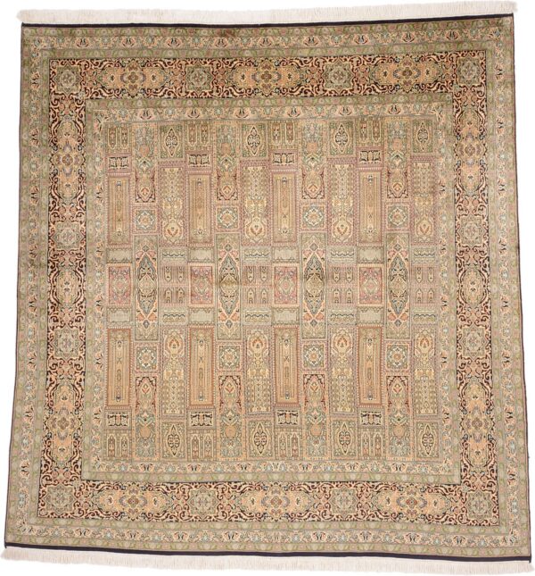 orientteppich-indien-201-x-210-cm-seide-handgeknupft-exklusiv.jpg Indien Orientteppich 201 × 210 cm, Seide, handgeknüpft exklusiv
