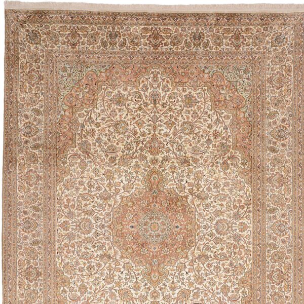 Indien Orientteppich 218 × 307 cm, Seide, handgeknüpft