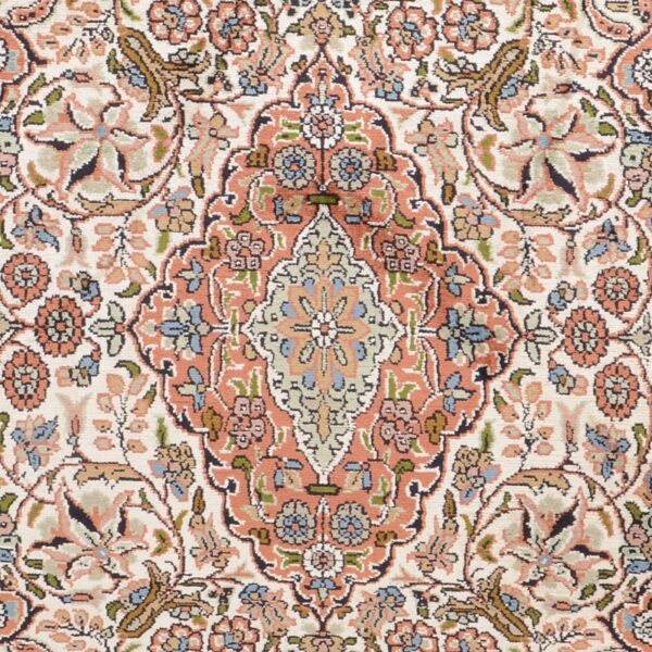Indien Orientteppich 79 × 121 cm, Seide, handgeknüpft