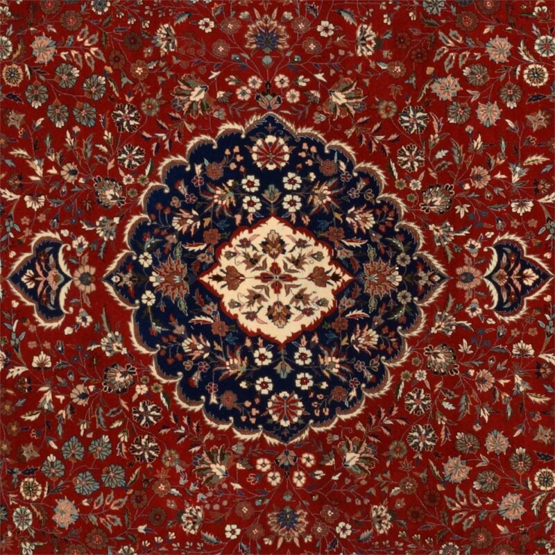 Isfahan Orientteppich 245 × 325 cm, Schurwolle, handgeknüpft