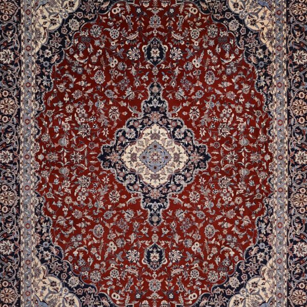 Isfahan Orientteppich 250 × 313 cm, Schurwolle, handgeknüpft