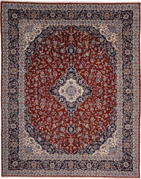 Isfahan Orientteppich 250 × 313 cm, Schurwolle, handgeknüpft