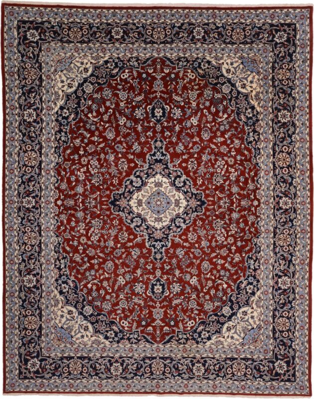 Isfahan Orientteppich 250 × 313 cm, Schurwolle, handgeknüpft