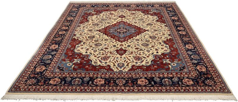 Isfahan Orientteppich 278 × 368 cm, Schurwolle, handgeknüpft fein