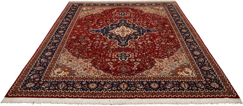 Isfahan Orientteppich 282 × 378 cm, Schurwolle, handgeknüpft