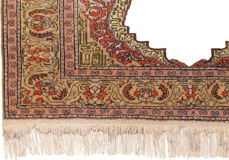 Kaiseri Orientteppich 117 × 178 cm, Seide, handgeknüpft antik