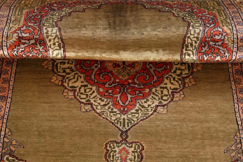 Kaiseri Orientteppich 117 × 178 cm, Seide, handgeknüpft antik