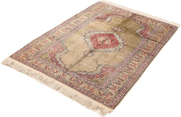 Kaiseri Orientteppich 117 × 178 cm, Seide, handgeknüpft antik