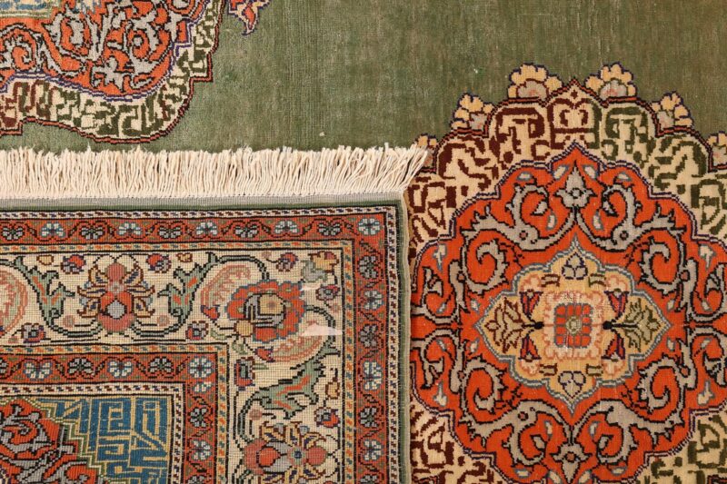 Kaiseri Orientteppich 120 × 175 cm, Seide, handgeknüpft perfekt