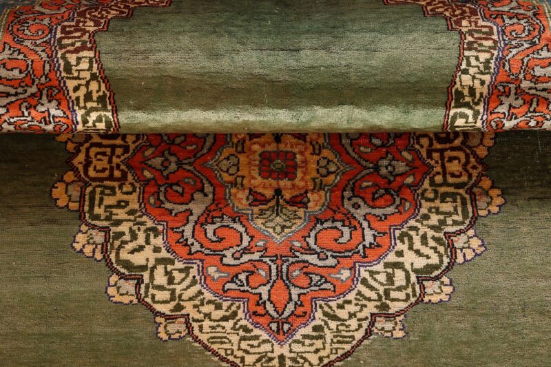 Kaiseri Orientteppich 120 × 175 cm, Seide, handgeknüpft perfekt