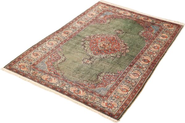 Kaiseri Orientteppich 120 × 175 cm, Seide, handgeknüpft perfekt