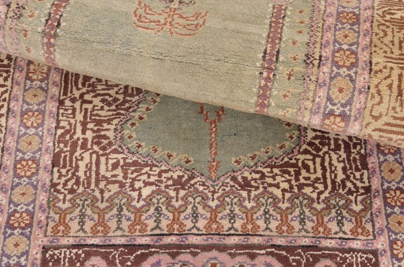 Kaiseri Orientteppich 86 × 133 cm, Seide, handgeknüpft antik