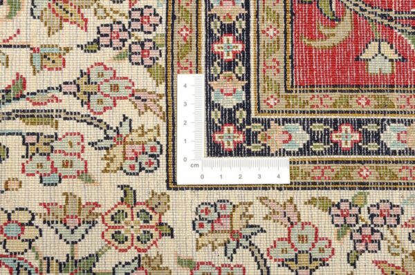 Kaschmir Orientteppich 125 × 201 cm, Seide, handgeknüpft