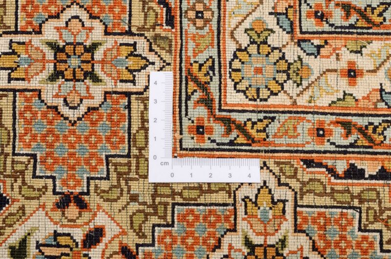 Kaschmir Orientteppich 129 × 279 cm, Seide, handgeknüpft