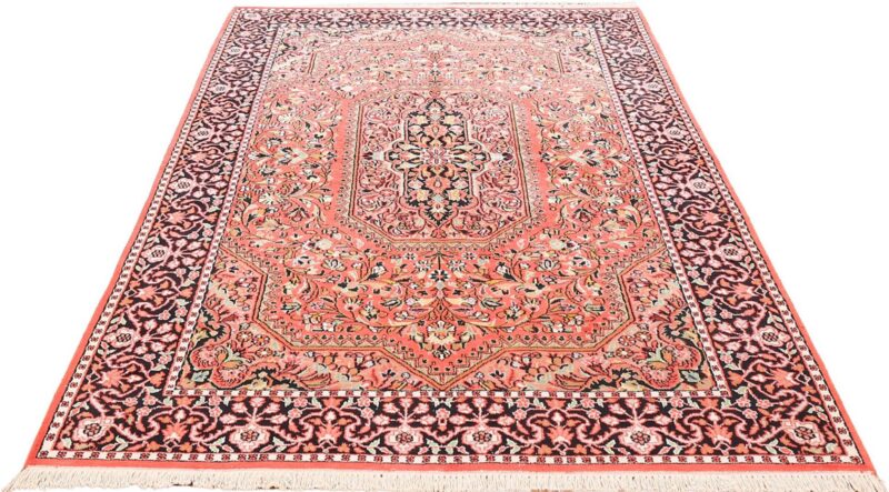 Kaschmir Orientteppich 153 × 245 cm, Seide, handgeknüpft
