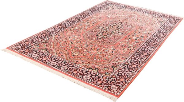 Kaschmir Orientteppich 153 × 245 cm, Seide, handgeknüpft