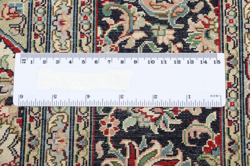 Kaschmir Orientteppich 154 × 226 cm, Seide, handgeknüpft