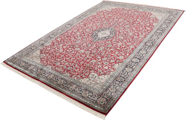 Kaschmir Orientteppich 154 × 226 cm, Seide, handgeknüpft