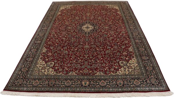 Kaschmir Orientteppich 154 × 226 cm, Seide, handgeknüpft