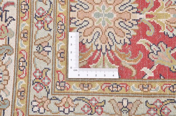 Kaschmir Orientteppich 156 × 217 cm, Seide, handgeknüpft