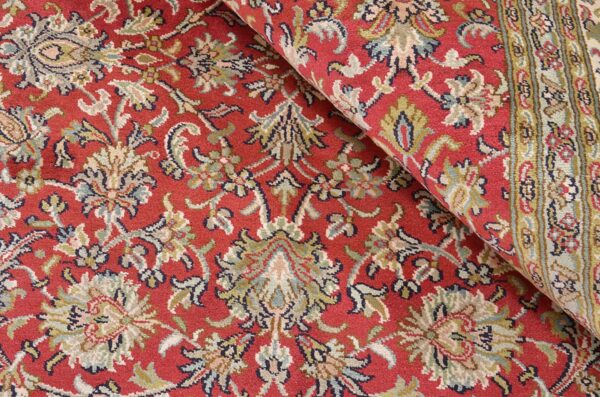 Kaschmir Orientteppich 156 × 217 cm, Seide, handgeknüpft