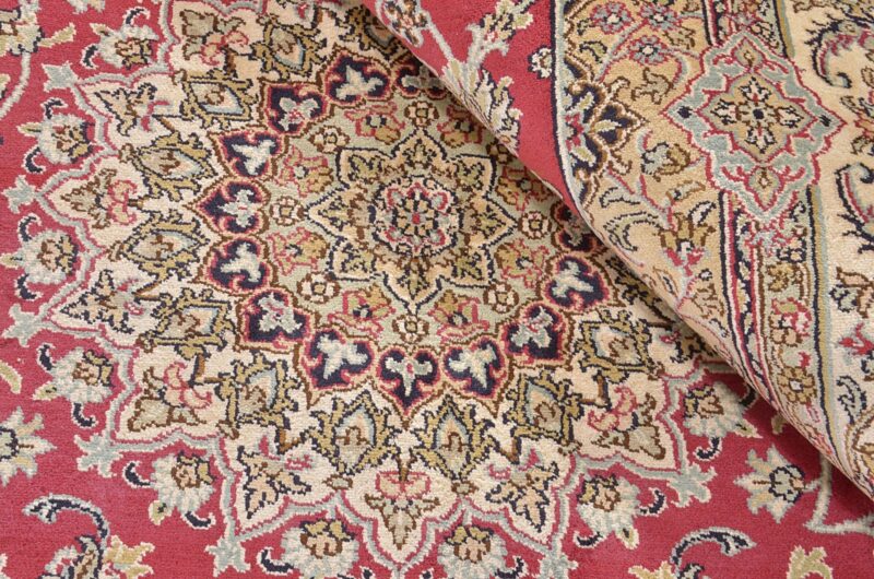 Kaschmir Orientteppich 157 × 212 cm, Seide, handgeknüpft
