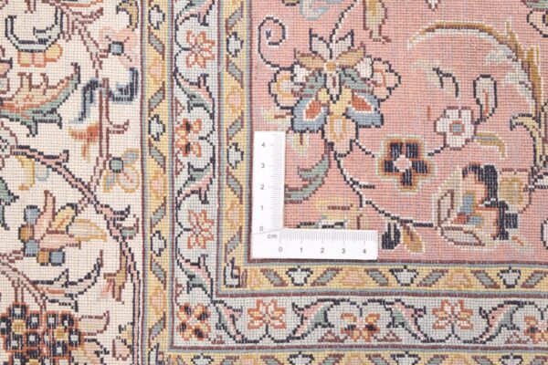 Kaschmir Orientteppich 166 × 243 cm, Seide, handgeknüpft Pastell
