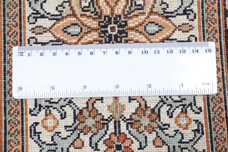 Kaschmir Orientteppich 172 × 246 cm, Seide, handgeknüpft