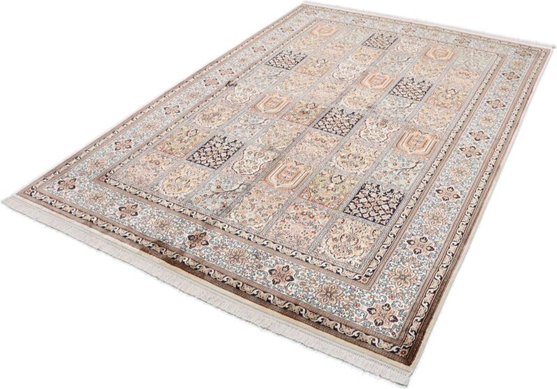 Kaschmir Orientteppich 172 × 246 cm, Seide, handgeknüpft