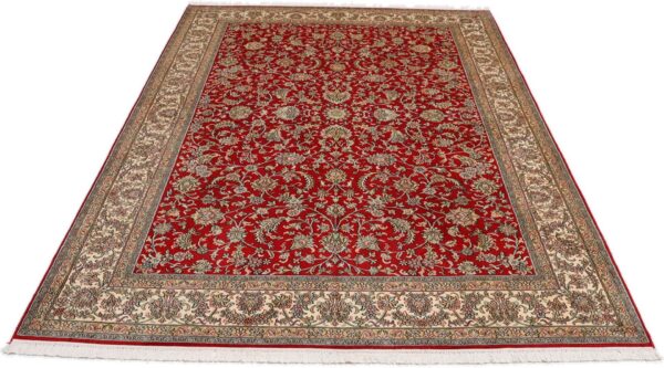 Kaschmir Orientteppich 172 × 249 cm, Seide, handgeknüpft