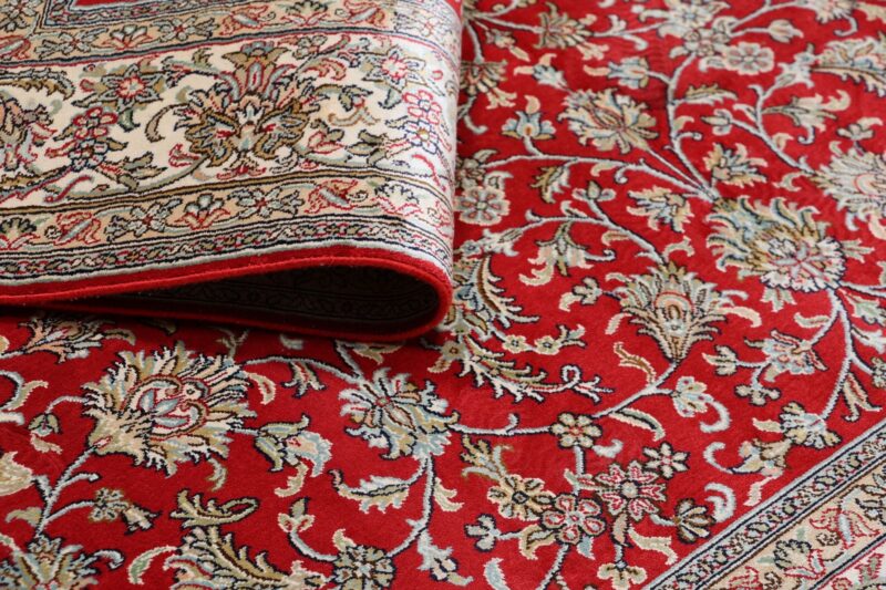 Kaschmir Orientteppich 172 × 249 cm, Seide, handgeknüpft